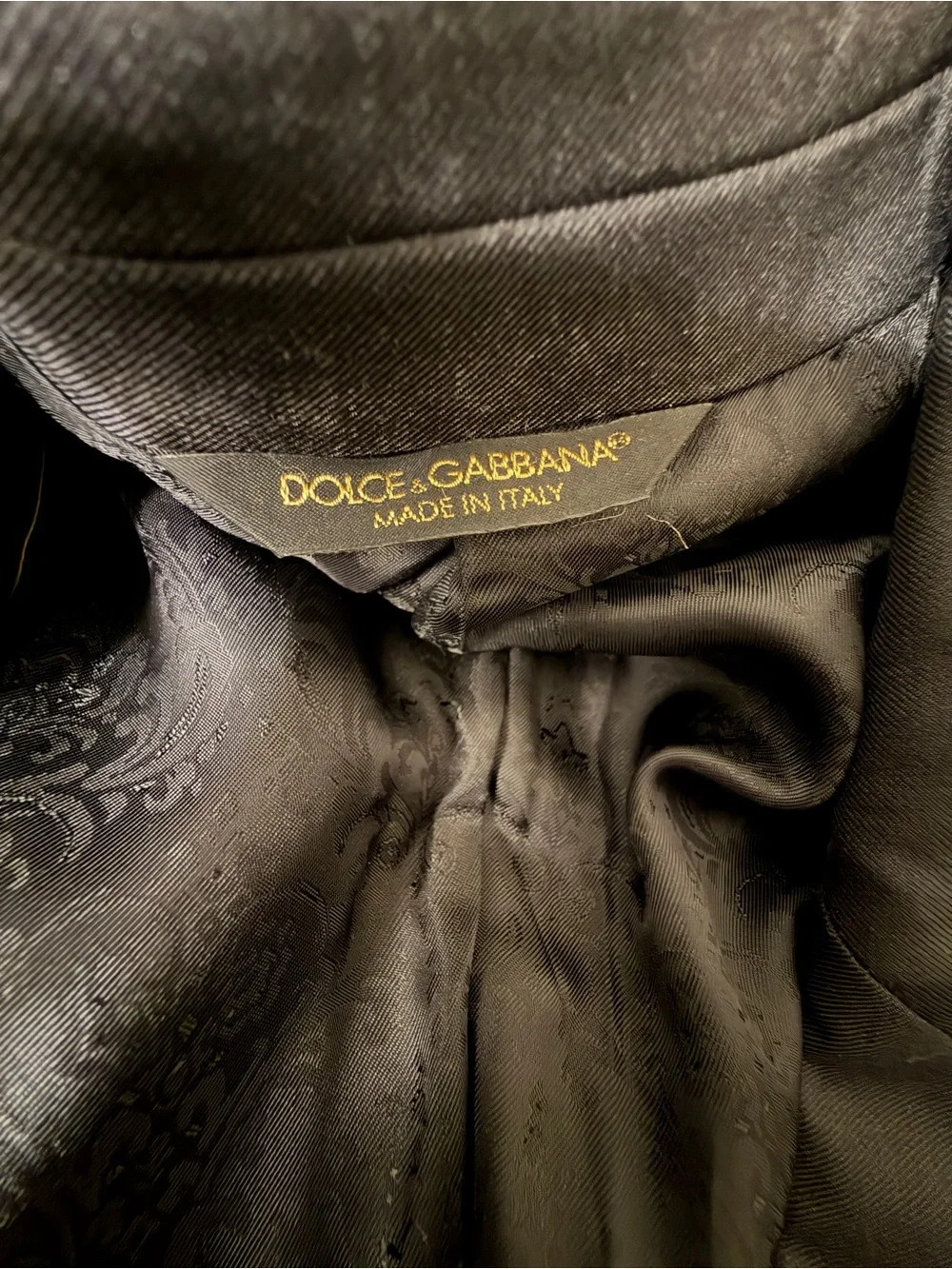 Dolce & Gabbana Black Single-Breasted Sport Coat 40R